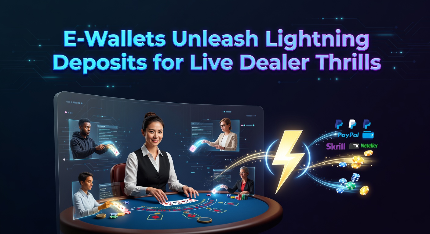 Smartphone mit E-Wallet-App und Live-Dealer-Tisch im Hintergrund, symbolisiert ultraschnelle Transaktionen