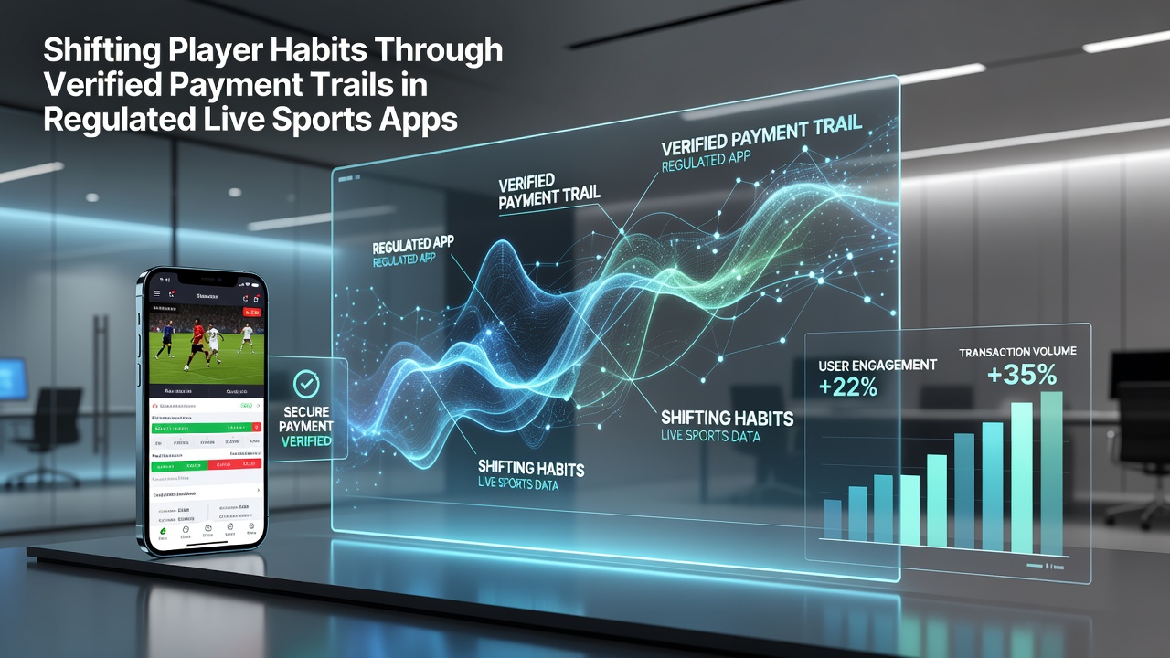 Illustration von adaptiven Limitsystemen und verifizierten Transaktionen in mobilen Sportwetten-Umgebungen